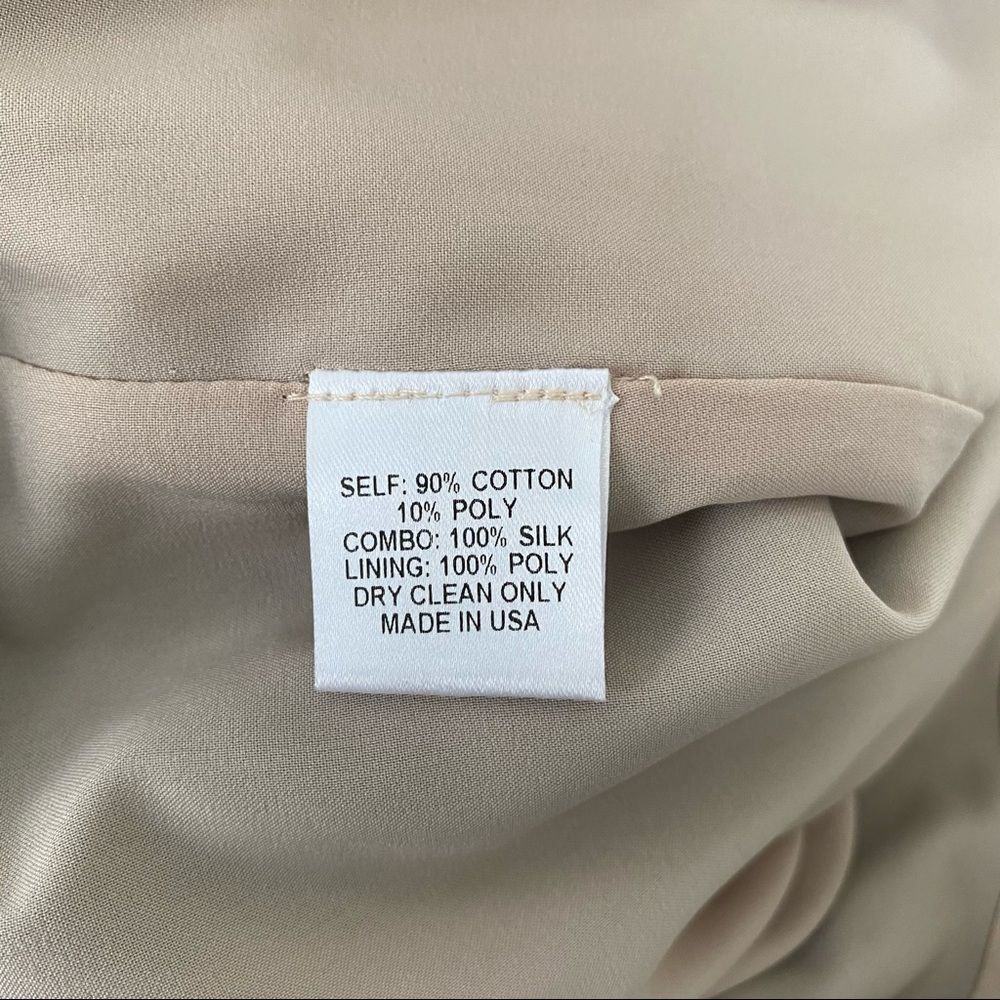 Sea New York Silk Black tan Lace Trouser Pants 2 - Picture 9 of 10